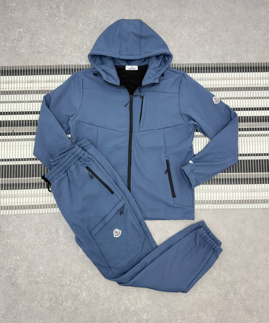 Moncler Ultimate Comfort Hooded Softshell Tracksuit with Badge Mens in Multiple Colors Best Sale UK Reps AAA Quality