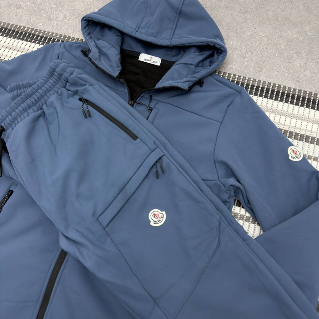 Moncler Ultimate Comfort Hooded Softshell Tracksuit with Badge Mens in Multiple Colors Best Sale UK Reps AAA Quality