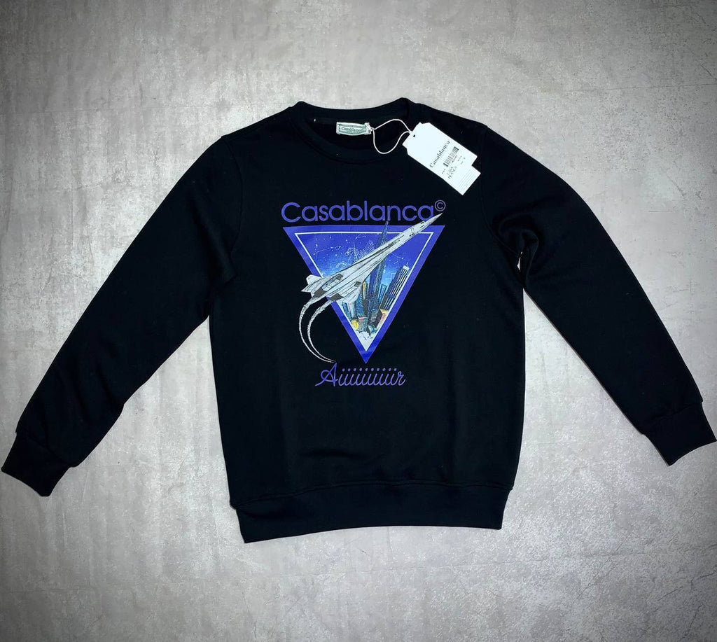 Casablanca Aiiiiir Printed Jumpers in 2 Colors Mens Best Sale UK Reps AAA Quality
