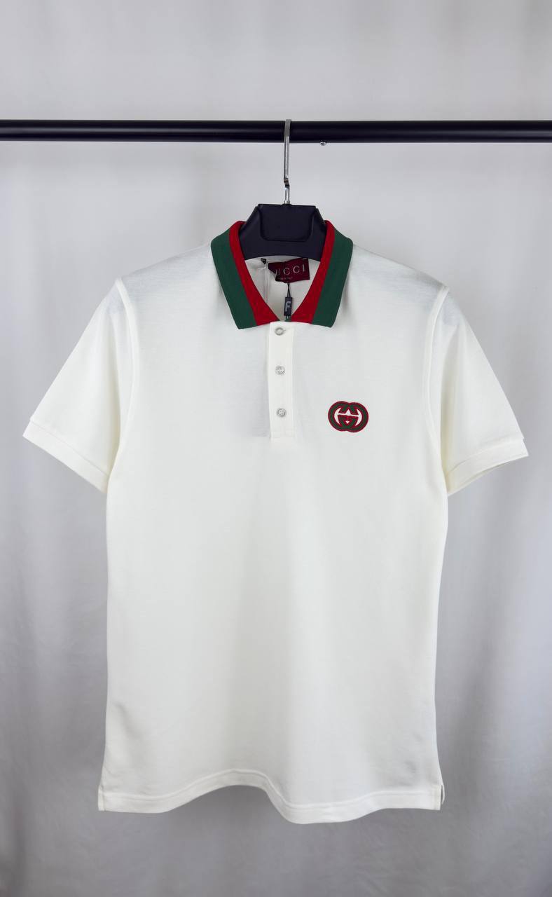 Gucci Striped-Collar GG Piquet Polo Shirts Mens in Multiple Colors Best Sale UK Reps AAA Quality