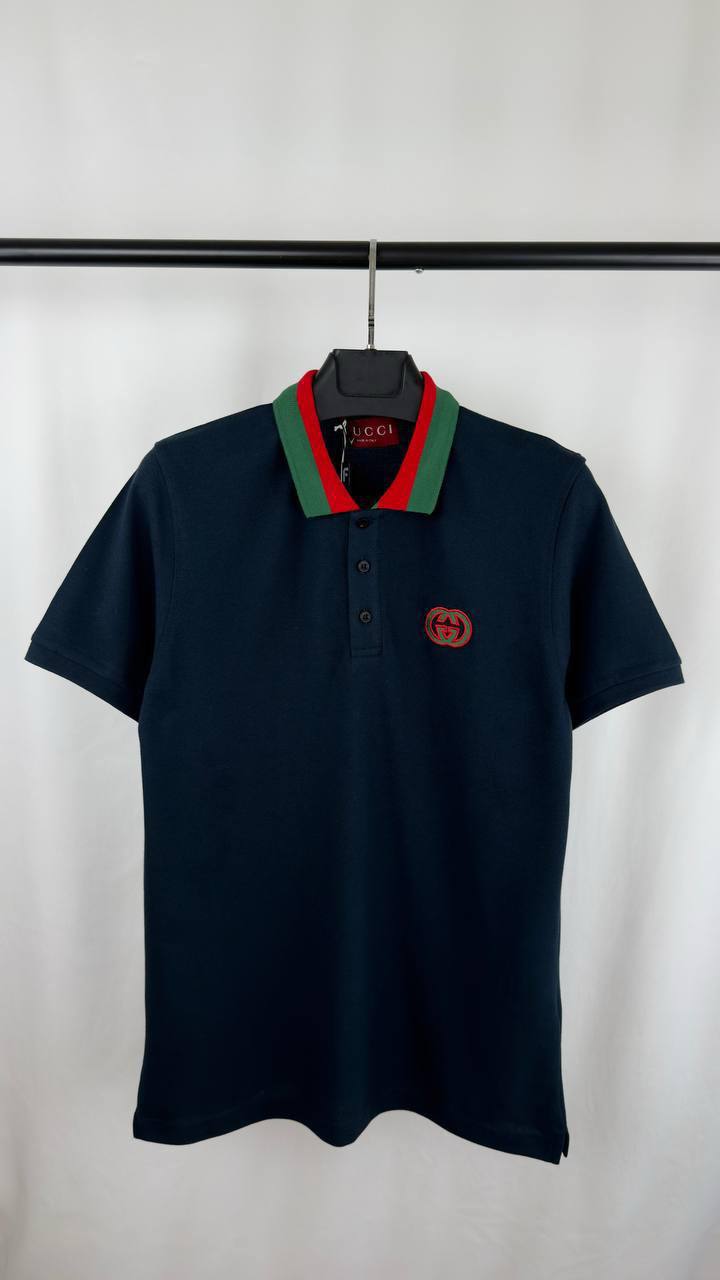 Gucci Striped-Collar GG Piquet Polo Shirts Mens in Multiple Colors Best Sale UK Reps AAA Quality