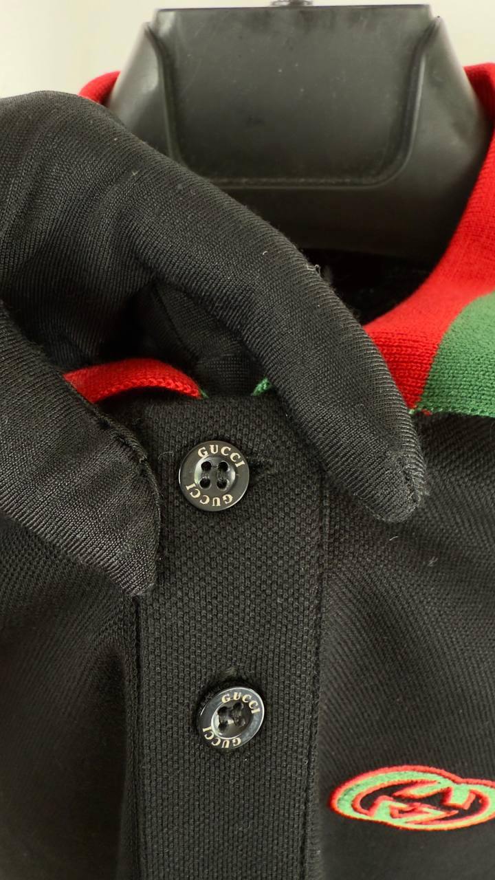 Gucci Striped-Collar GG Piquet Polo Shirts Mens in Multiple Colors Best Sale UK Reps AAA Quality