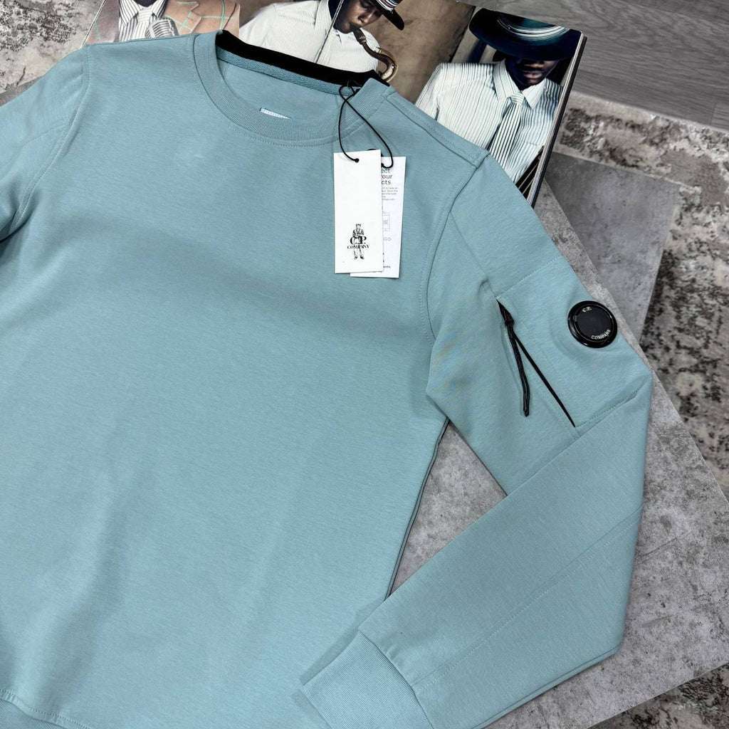 C.P. Company Diagonal Fleece Lens Crew Jumpers Mens in Multiple Colors Best Sale UK Reps AAA Quality
