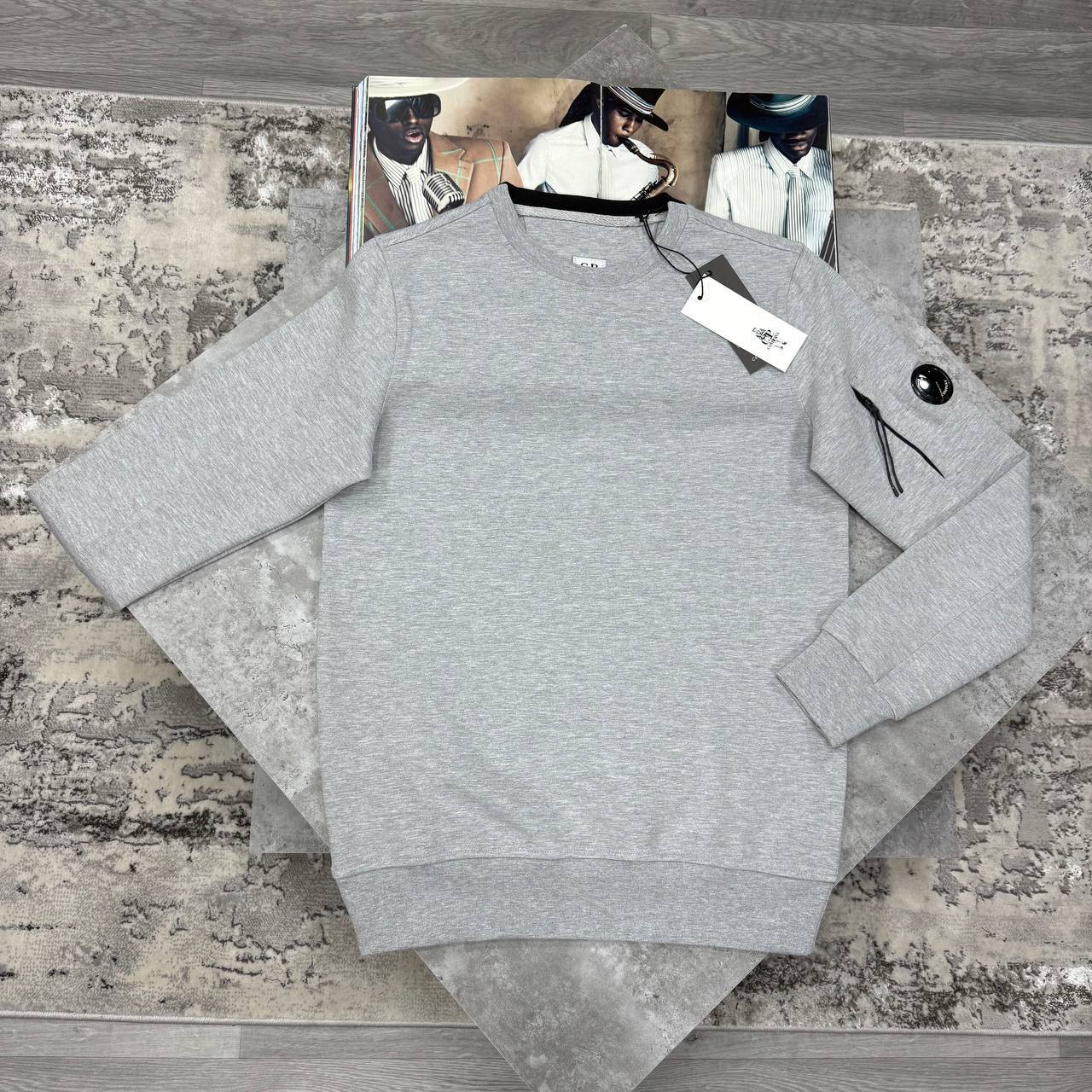 C.P. Company Diagonal Fleece Lens Crew Jumpers Mens in Multiple Colors Best Sale UK Reps AAA Quality