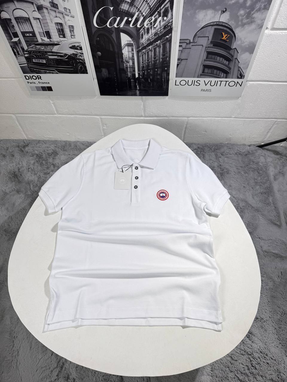 Canada Goose Beckley Polo Shirt Mens in 2 Colors UK Reps AAA Quality