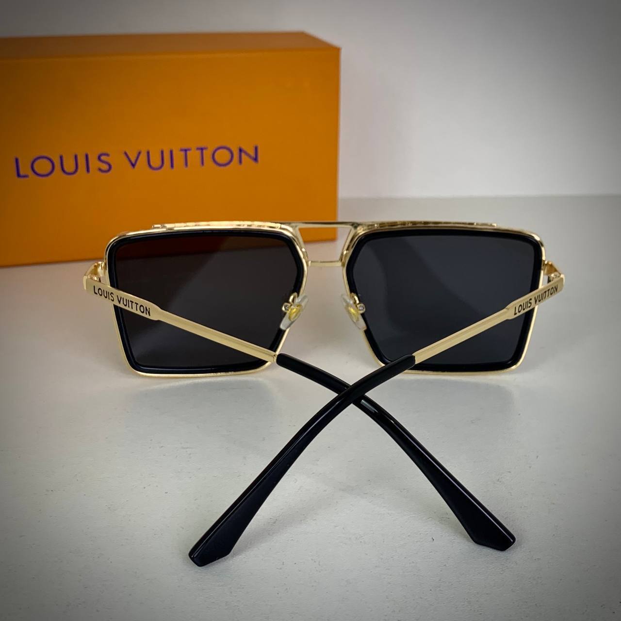Louis Vuitton 1.1 Evidence Metal Square Sunglasses Mens Best Sale UK Reps AAA Quality