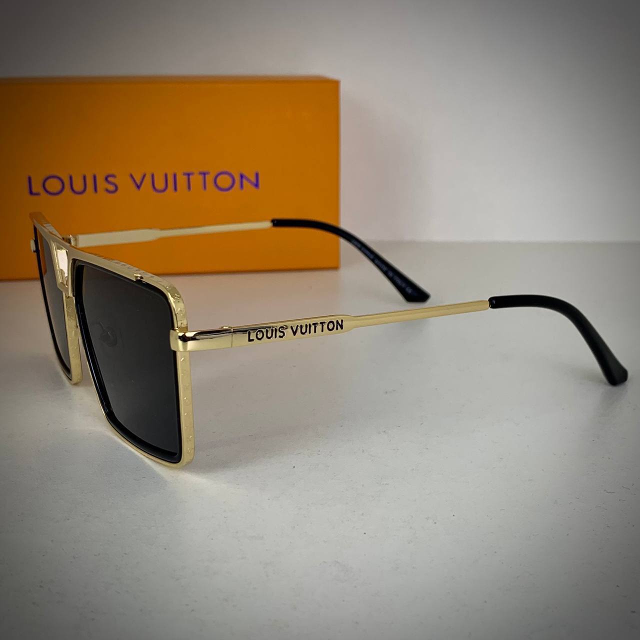 Louis Vuitton 1.1 Evidence Metal Square Sunglasses Mens Best Sale UK Reps AAA Quality