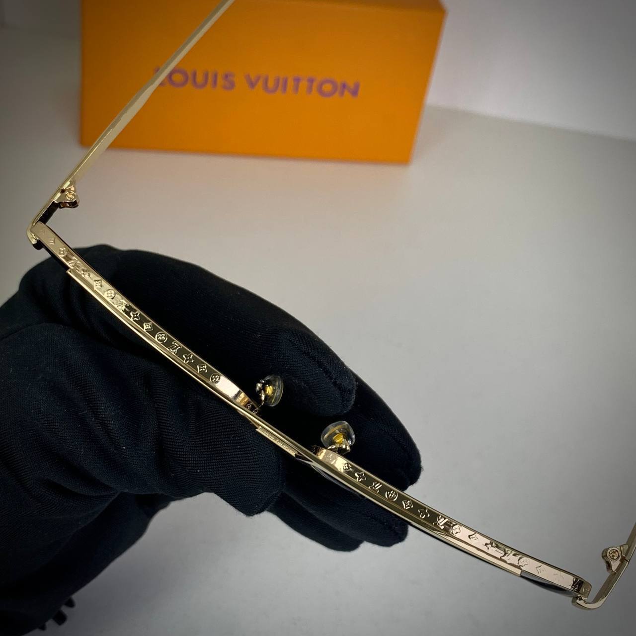 Louis Vuitton 1.1 Evidence Metal Square Sunglasses Mens Best Sale UK Reps AAA Quality