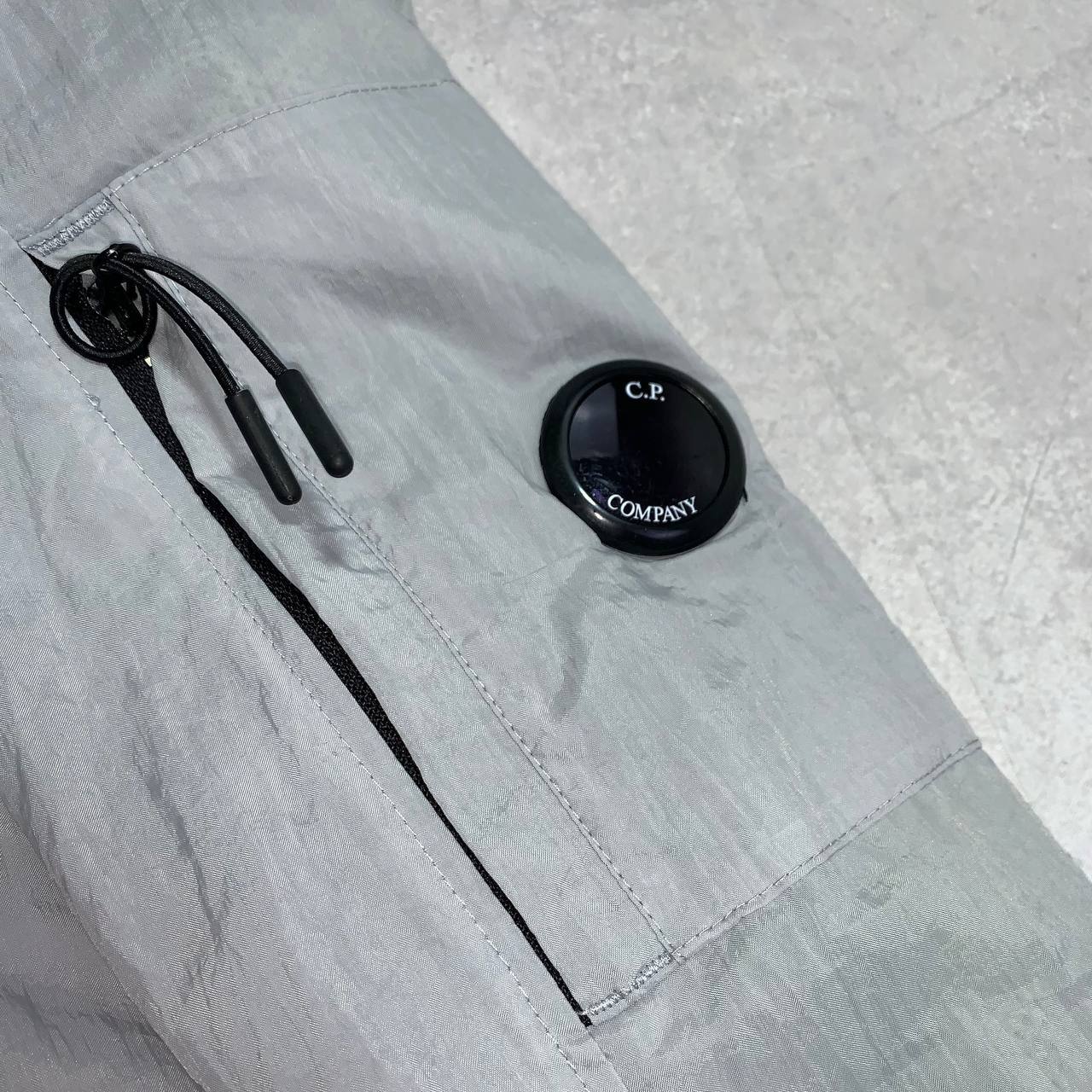 C.P. Company Organic Gabardine Lens Overshirt Mens in Grey Color Best Sale UK Reps AAA Quality