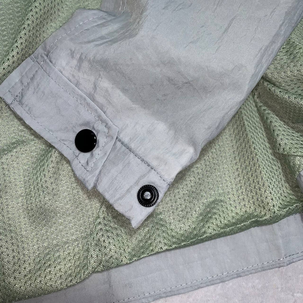 C.P. Company Organic Gabardine Lens Overshirt Mens in Grey Color Best Sale UK Reps AAA Quality