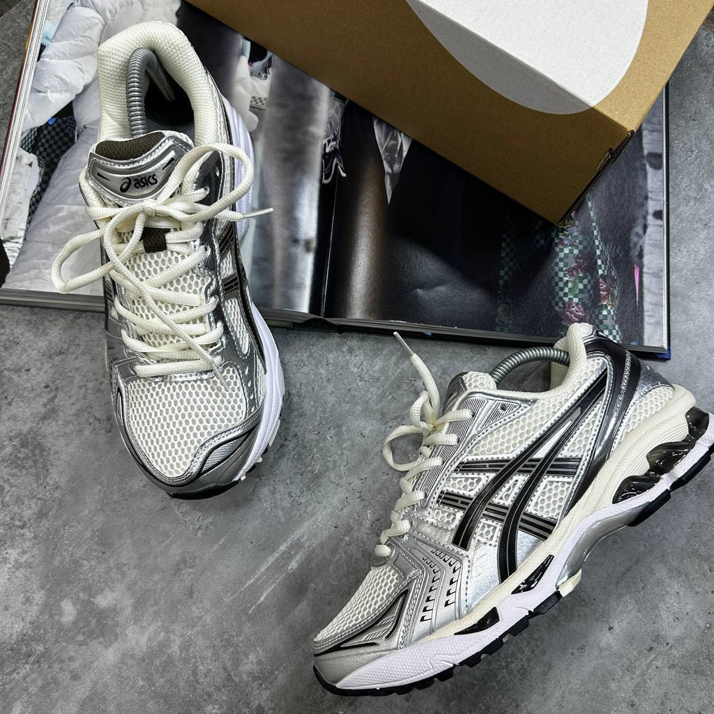 Asics Gel-Kayano 14 White/Graphite Grey Mens Trainers Best Sale UK Reps AAA Quality
