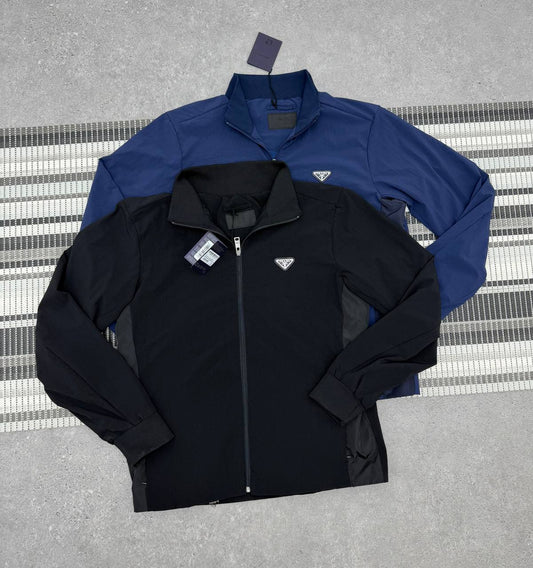 Prada Stretch Technical Fabric Jacket Mens in 2 Colors Best Sale UK Reps AAA Quality