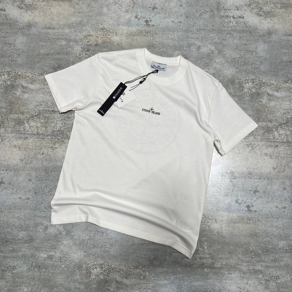 Stone Island Compass-print Cotton Jersey T-Shirts in 2 Colors UK Reps AAA Quality