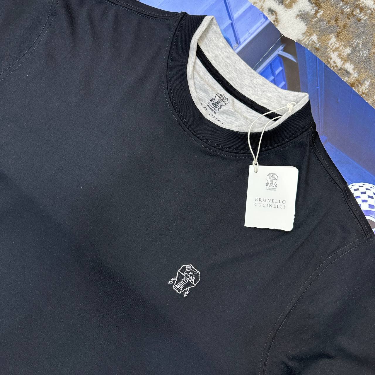 Brunello Cucinelli Short Sleeve Logo T-Shirt in Multiple Colors Mens Best Sale UK Reps AAA Quality