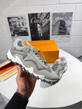 Louis Vuitton LV Rush Sneakers Mens in Grey Color UK Reps AAA Quality