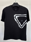 Prada Logo Round Neck Classic Men's T-Shirts in 2 Colors Best Sale UK Reps AAA Quality