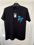 Louis Vuitton Acrylic Logo T-Shirt Mens in 2 Colors Best Sale UK Reps AAA Quality