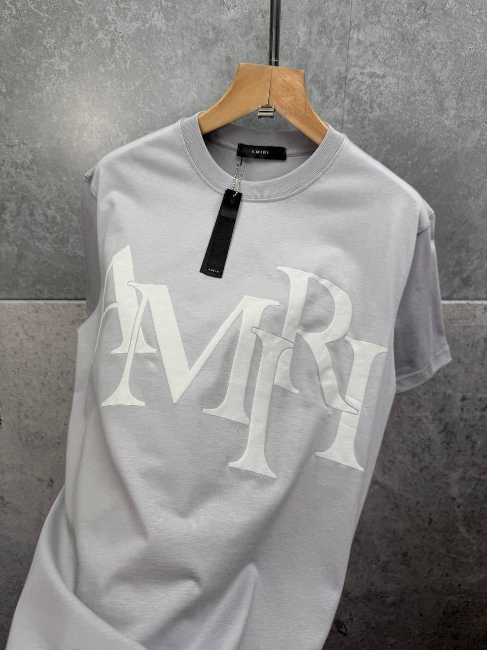 Amiri Staggered Logo Cotton T-Shirts Mens in Multiple Colors Best Sale UK Reps AAA Quality