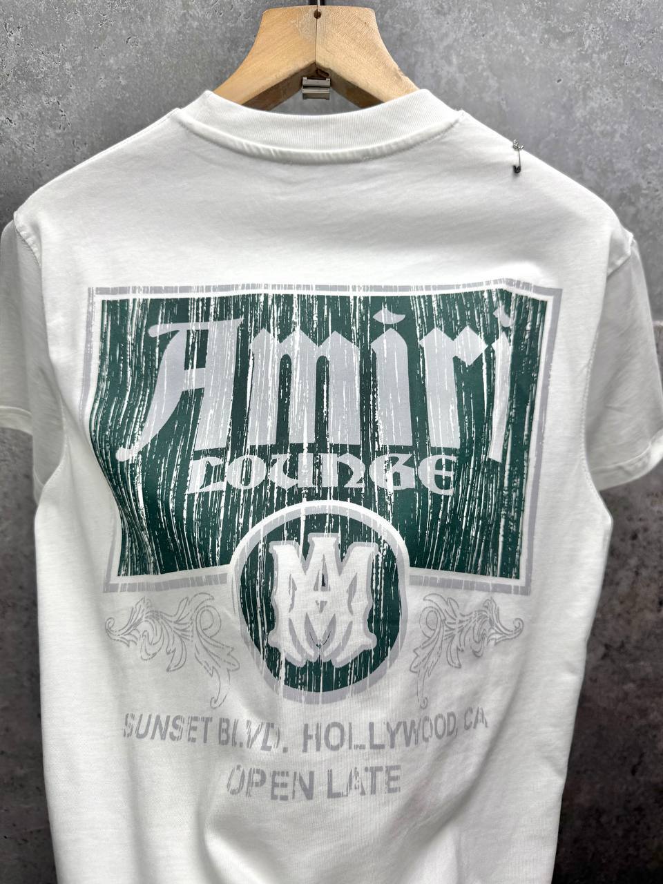 Amiri Vintage Lounge T-Shirts Mens in 2 Colors Best Sale UK Reps AAA Quality
