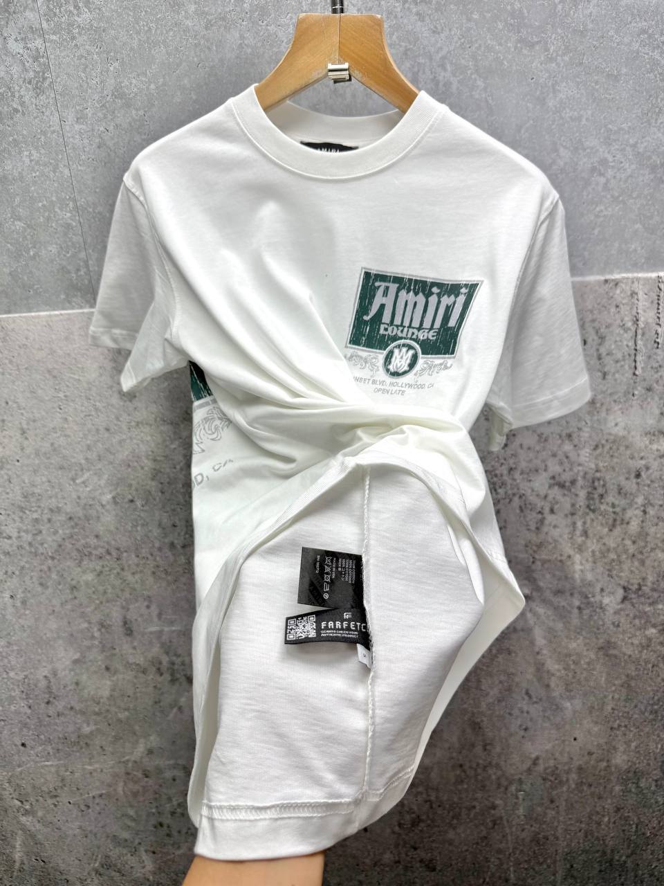 Amiri Vintage Lounge T-Shirts Mens in 2 Colors Best Sale UK Reps AAA Quality
