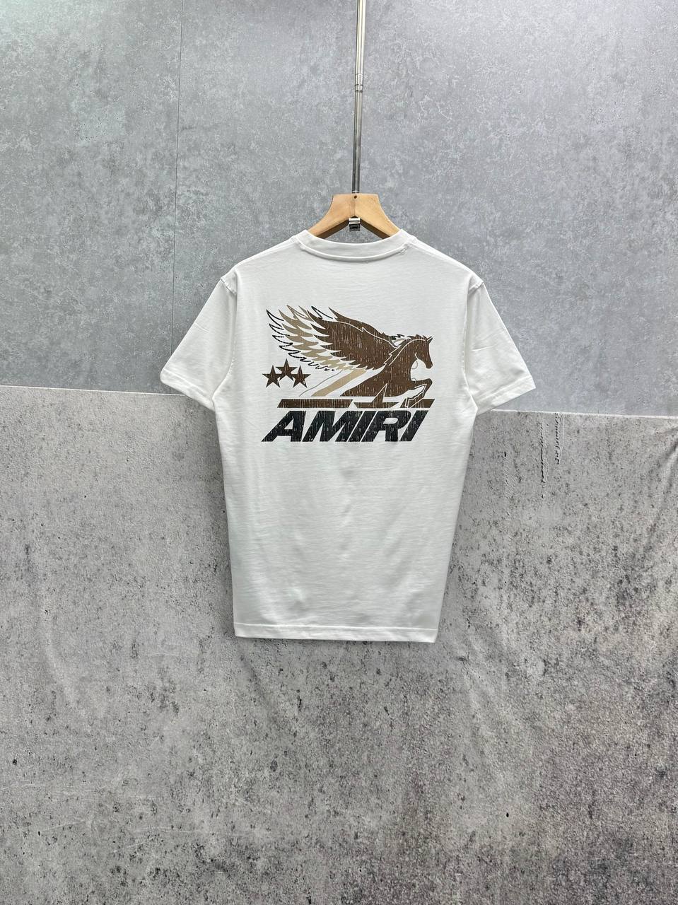 Amiri Vintage Pegasus T-Shirts Mens in 2 Colors Best Sale UK Reps AAA Quality