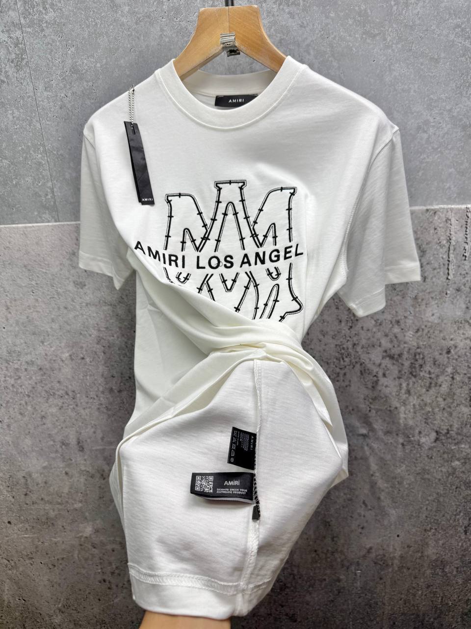 Amiri MA Core Logo T-Shirts Mens in 2 Colors Best Sale UK Reps AAA Quality