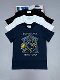 Casablanca Printed Crayon Temple Tennis Club T-shirts Mens in Multiple Colors UK Reps AAA Quality