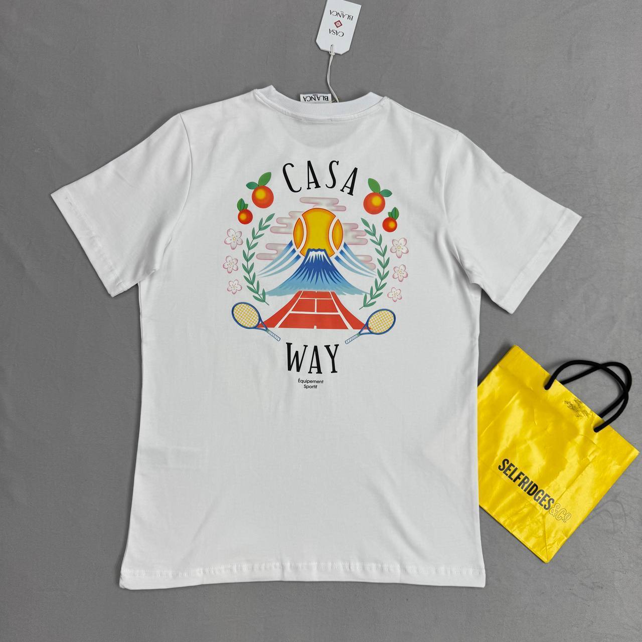 Casablanca Casa Way Mountain Mens T-Shirts in 2 Colors UK Reps AAA Quality