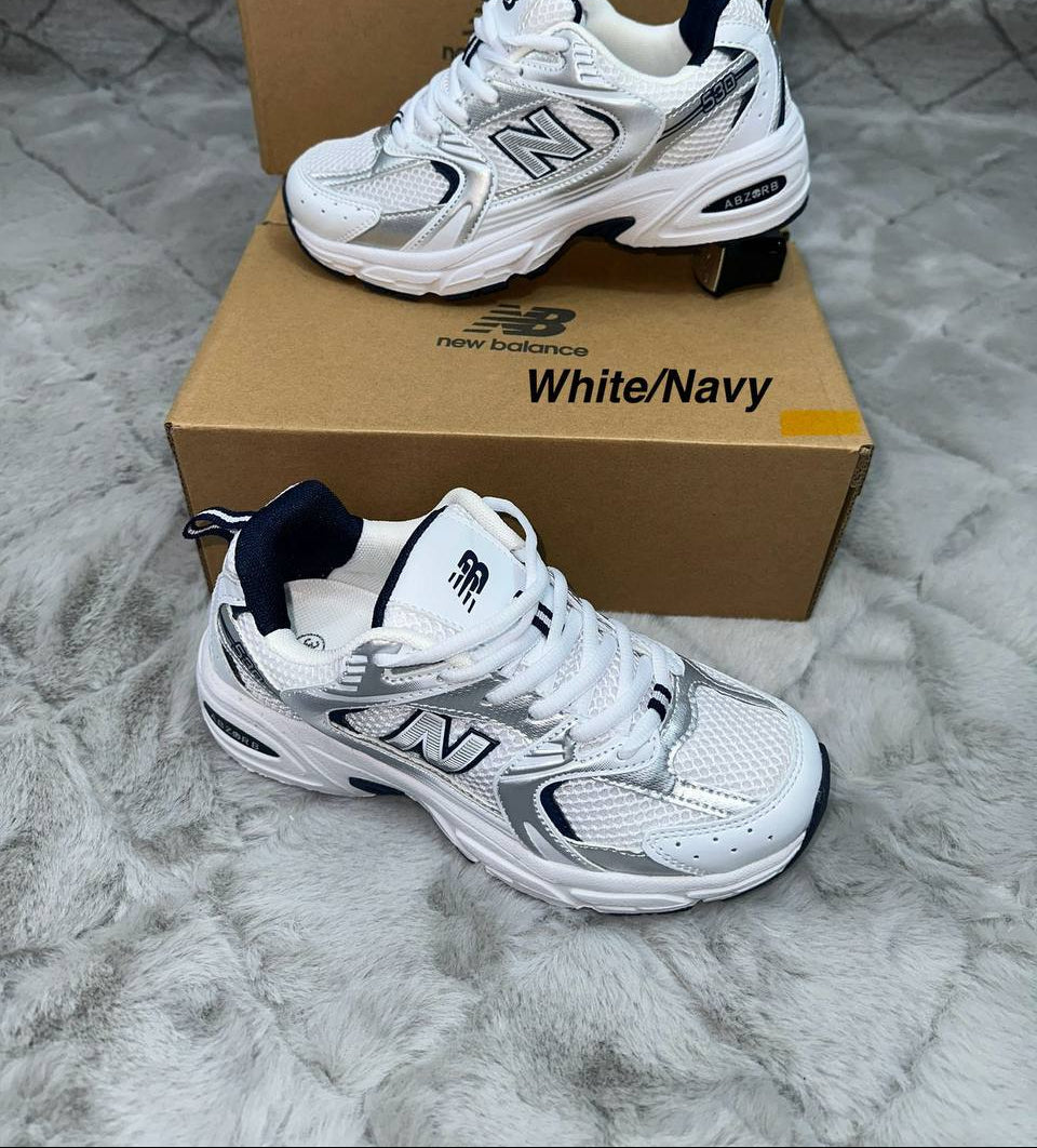 New Balance 530 Navy/Silver Womens Trainers UK Reps AAA Quality