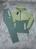 Trailberg Technical Hooded Tracksuits in Green Color Mens UK Reps AAA Quality