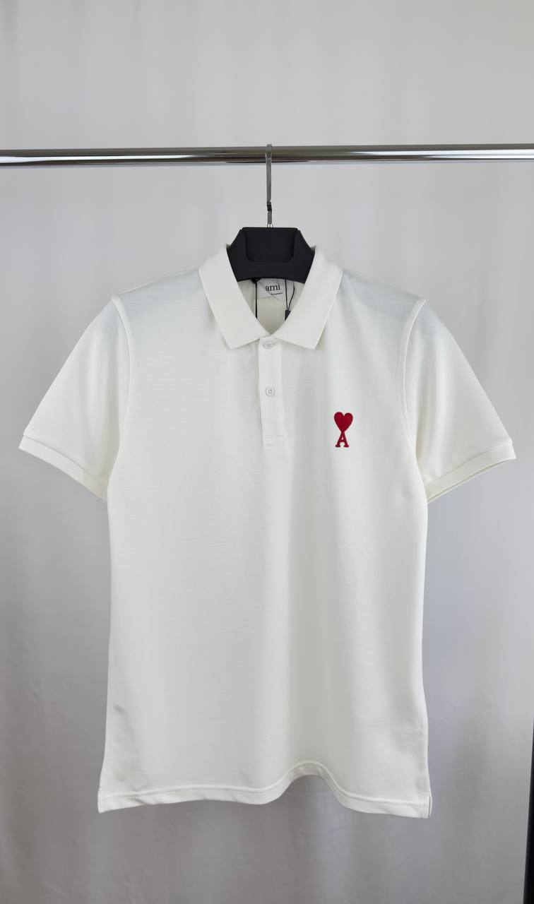 Ami Paris Logo Polo Shirts in 2 Colors UK Reps AAA Quality