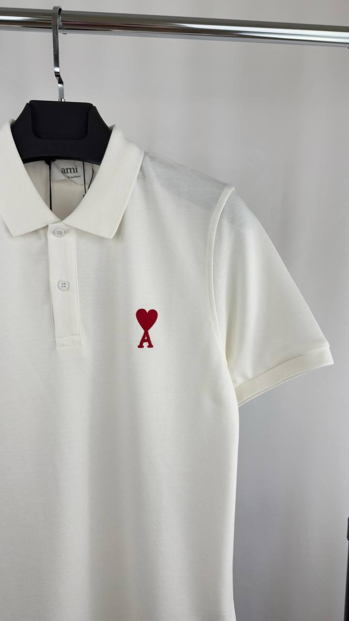 Ami Paris Logo Polo Shirts in 2 Colors UK Reps AAA Quality