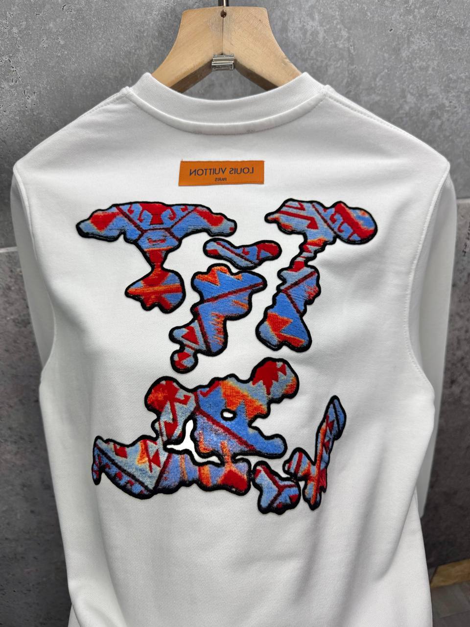 Louis Vuitton Graphic LV Logo Jumper in 2 Colors UK Reps AAA Quality