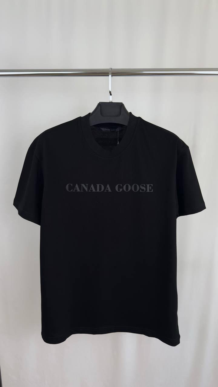 Canada Goose Emersen Embroidered Crewneck T-Shirts Mens in 2 Colors UK Reps AAA Quality