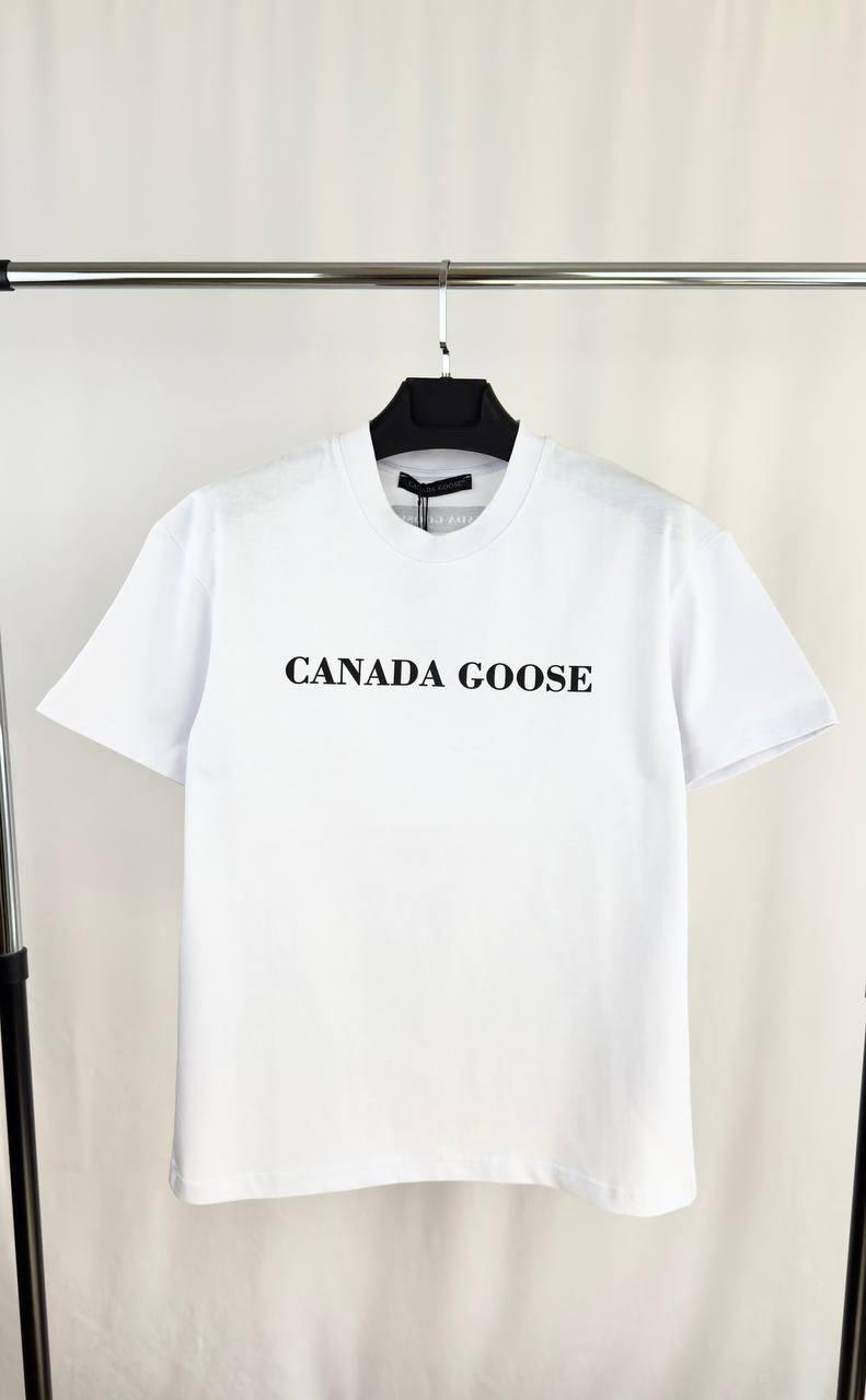 Canada Goose Emersen Embroidered Crewneck T-Shirts Mens in 2 Colors UK Reps AAA Quality