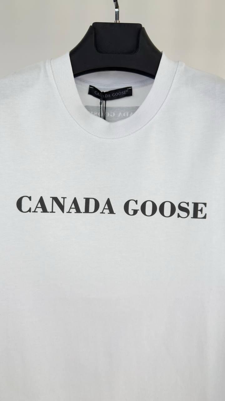 Canada Goose Emersen Embroidered Crewneck T-Shirts Mens in 2 Colors UK Reps AAA Quality