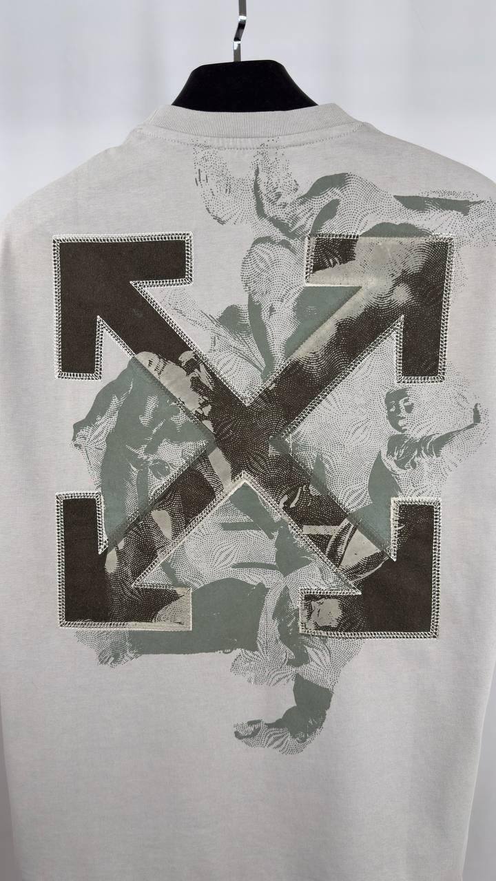 Off-White Martyrdom Arrow Skate T-Shirts Mens in Multiple Colors Short Sleeves UK Reps AAA Quality