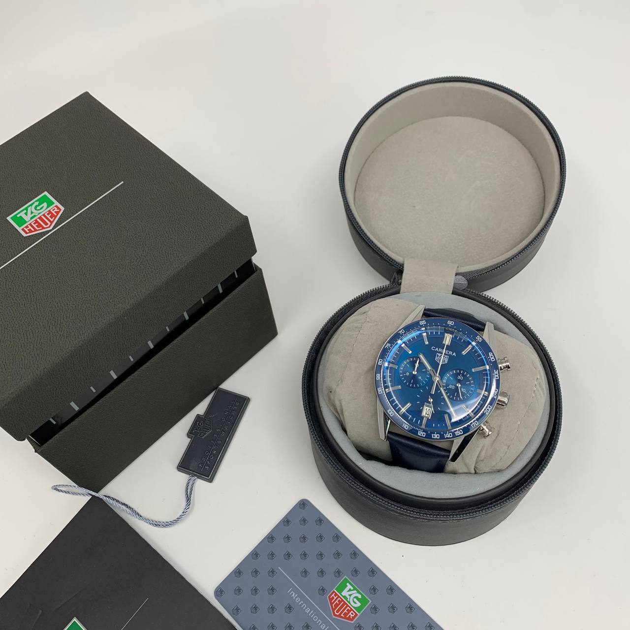 Tag Heuer Carrera 39mm Blue Dial Automatic Mens Watches Best Sale UK Reps AAA Quality