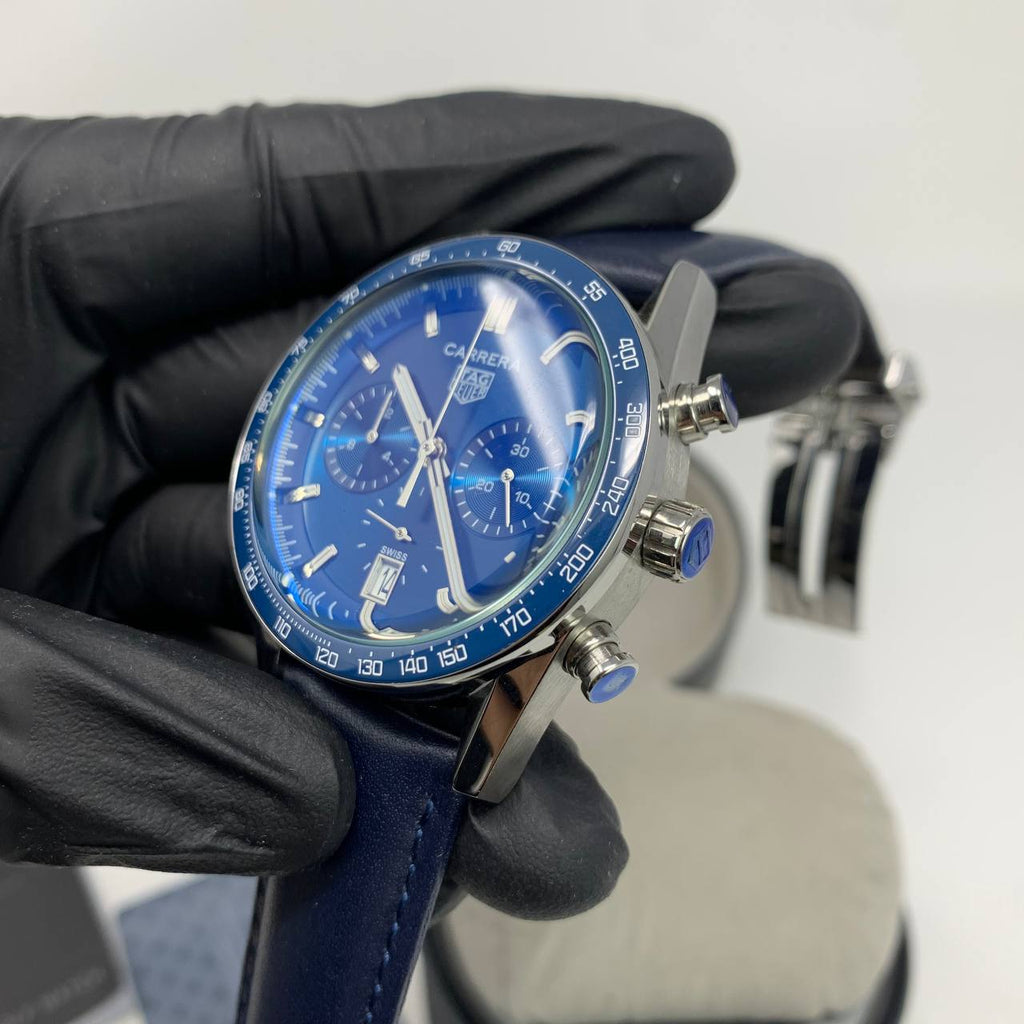 Tag Heuer Carrera 39mm Blue Dial Automatic Mens Watches Best Sale UK Reps AAA Quality