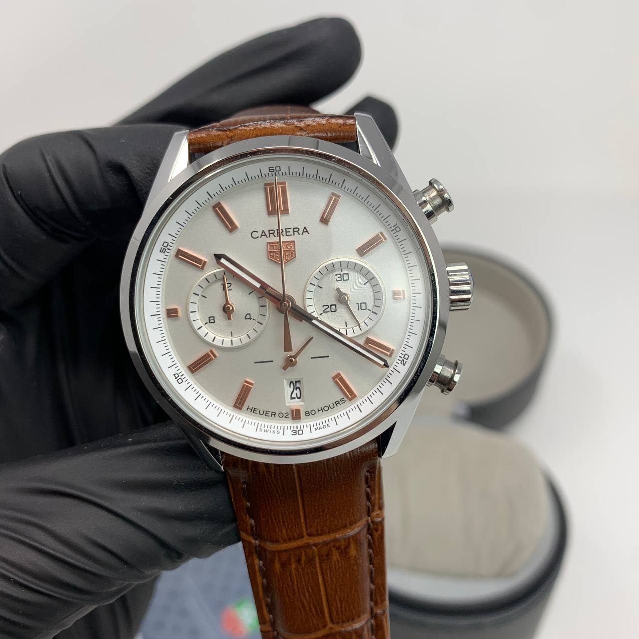 Tag Heuer Carrera 39mm White Dial Automatic Mens Watches Best Sale UK Reps AAA Quality