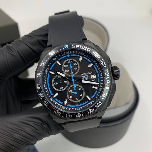 Tag Heuer Formula 1 Chronograph Black Titanium Mens Watches Best Sale UK Reps AAA Quality