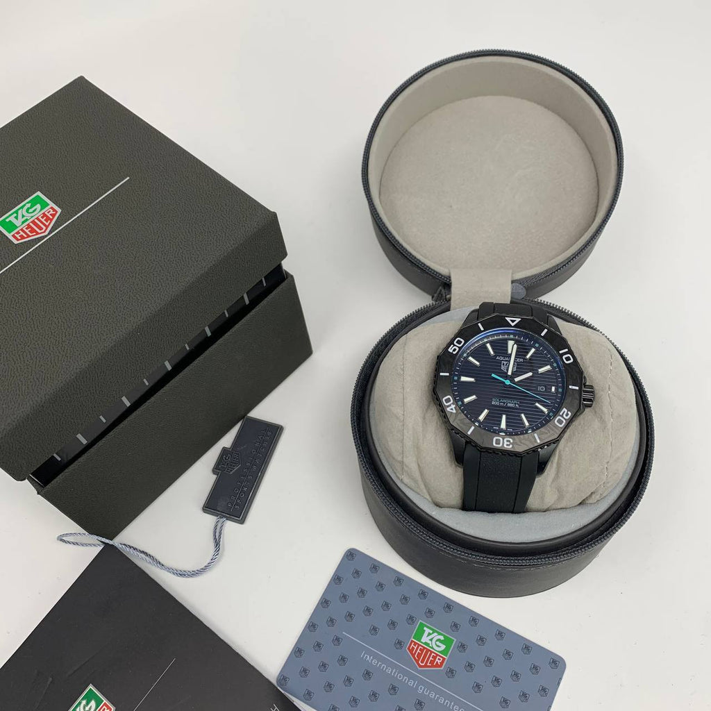 Tag Heuer Aquaracer Professional 200 Solargraph in Black Mens Watches Best Sale UK Reps AAA Quality