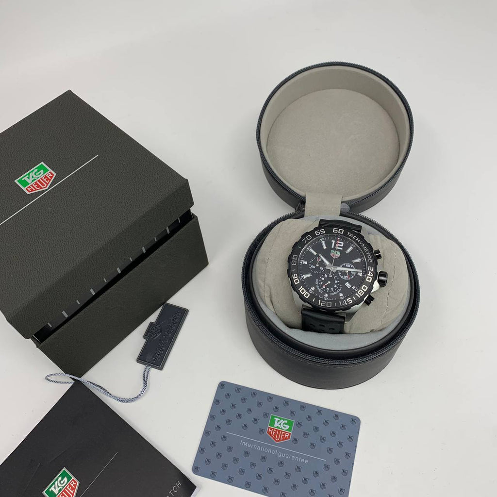 Tag Heuer Formula 1 Quartz Chronograph Black Dial Mens Watches Best Sale UK Reps AAA Quality