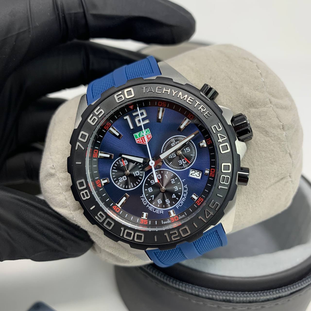 Tag Heuer Formula 1 Quartz Chronograph Blue Dial Mens Watches Best Sale UK Reps AAA Quality