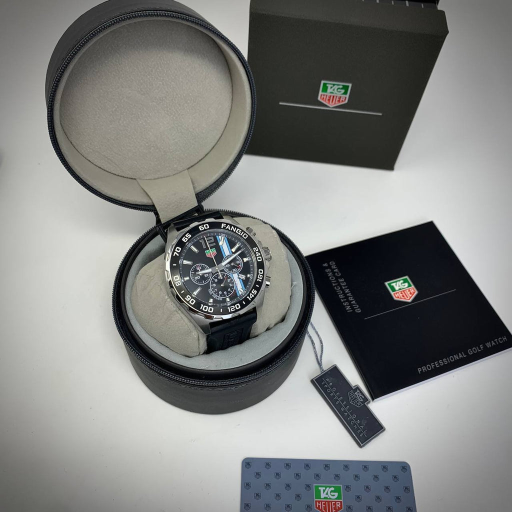 Tag Heuer Formula 1 Fangio Quartz Black Dial Mens Watches Best Sale UK Reps AAA Quality