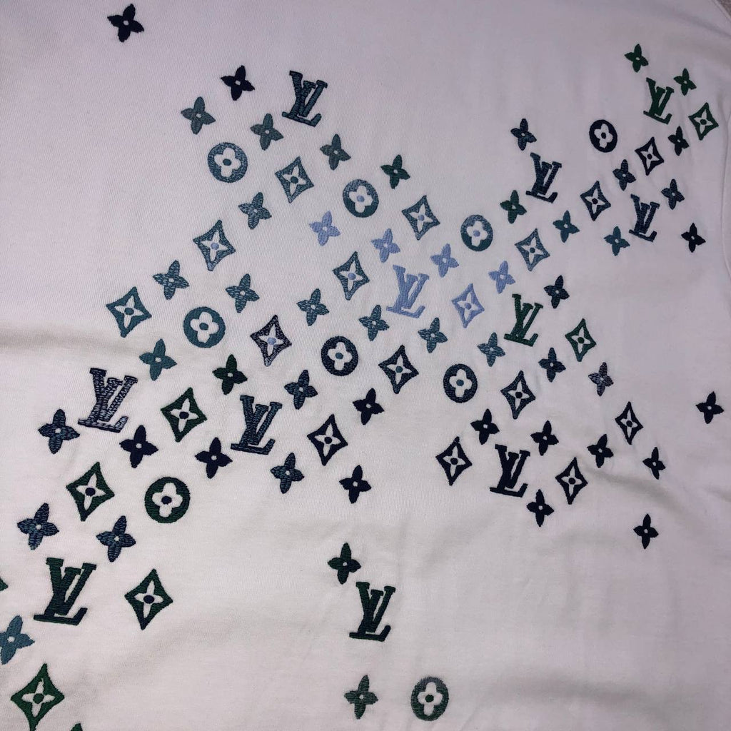 Louis Vuitton Gradient Monogram T-Shirt Mens in 2 Colors UK Reps AAA Quality