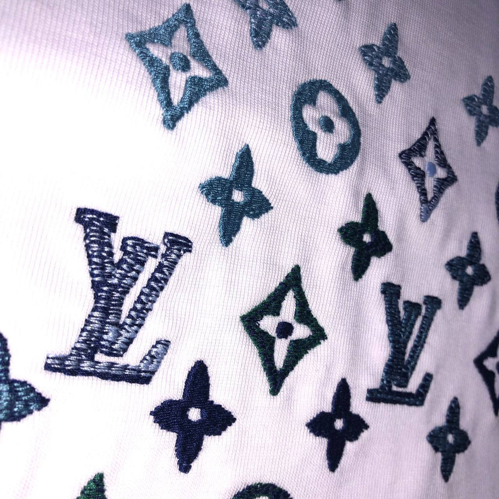 Louis Vuitton Gradient Monogram T-Shirt Mens in 2 Colors UK Reps AAA Quality