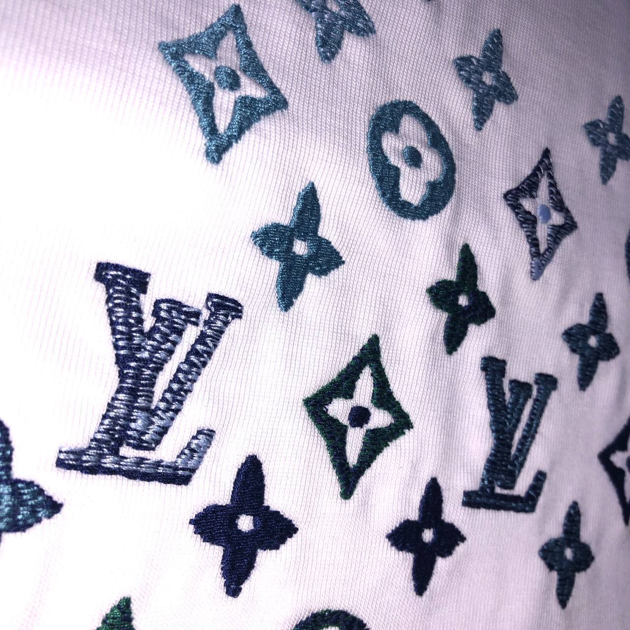 Louis Vuitton Gradient Monogram T-Shirt Mens in 2 Colors UK Reps AAA Quality