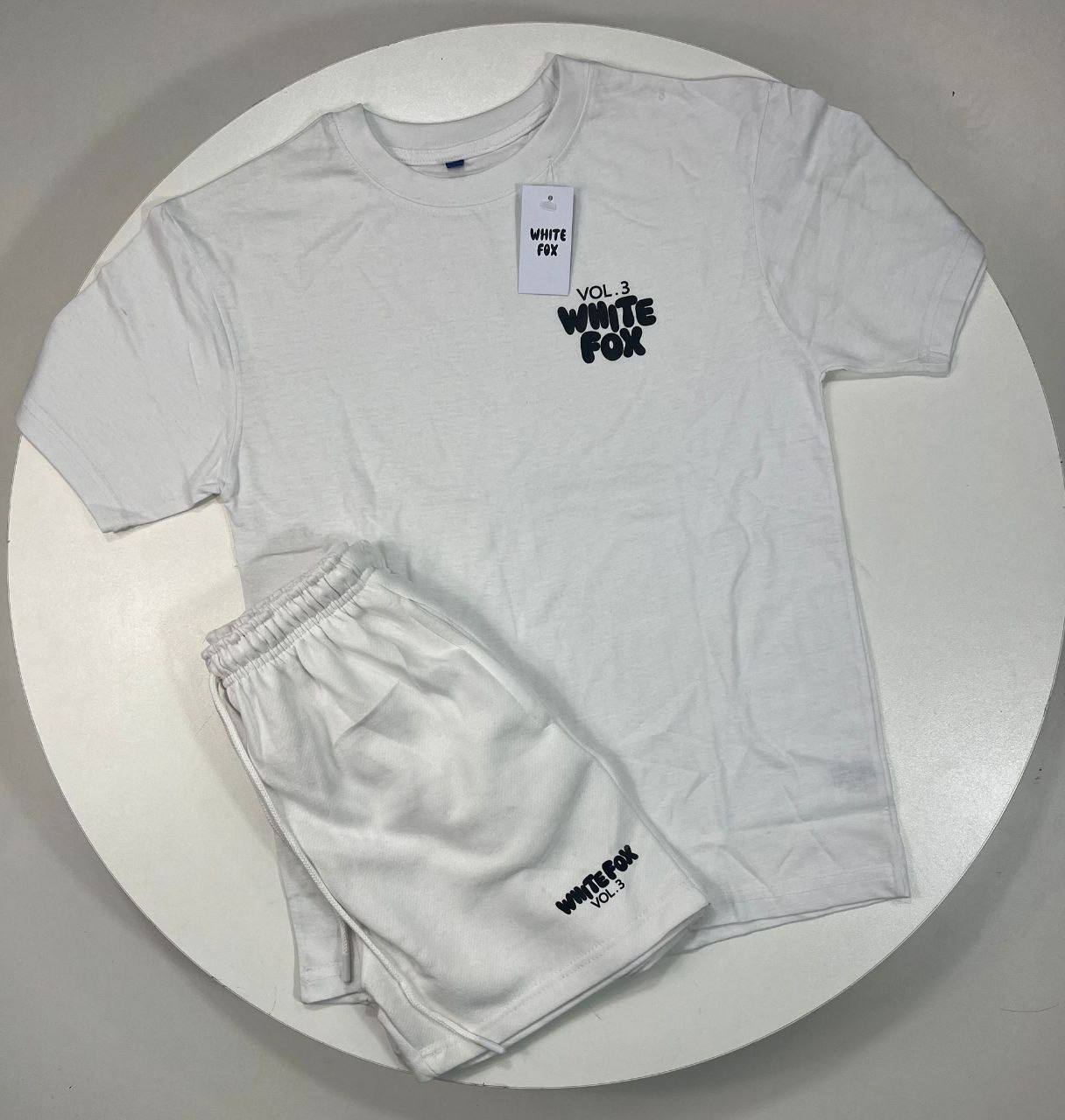 White Fox Boutique Vol. 3 T-Shirt & Shorts Set Women's UK Reps AAA Quality