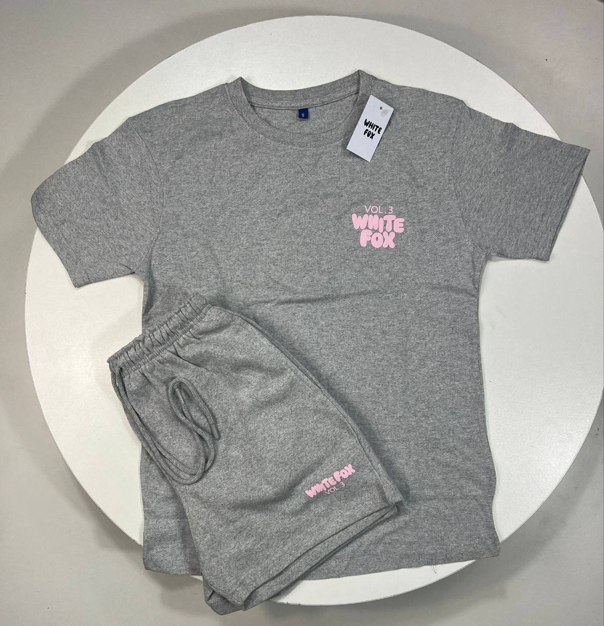 White Fox Boutique Vol. 3 T-Shirt & Shorts Set Women's UK Reps AAA Quality